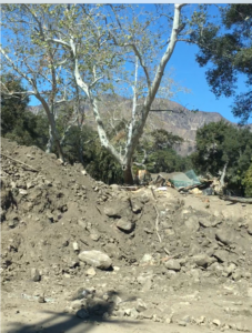 Santa Barbara Mudslide Damage